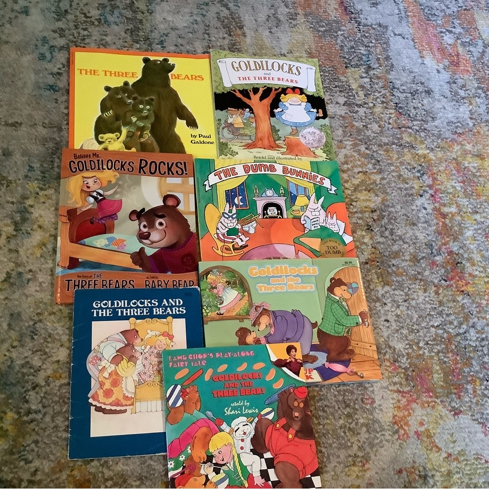 🧒 Goldilocks and the Three Bears Book Lot  🐻